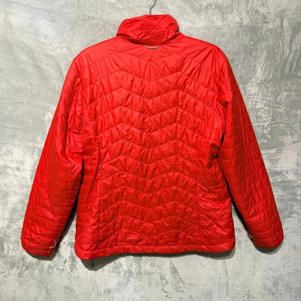 Columbia Sportswear Women L Red Bugaboo Omni-Heat Snow Ski Jacket Insulated
